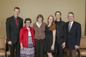 Chancellor Blank with Herfurth Kubly Award Winners